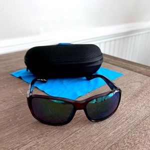 Pair of Costa sunglasses. This is the Inlet with Polarized plastic lenses.